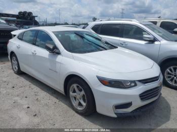  Salvage Chevrolet Malibu