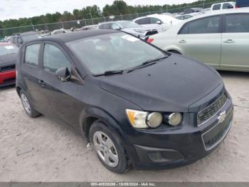  Salvage Chevrolet Sonic