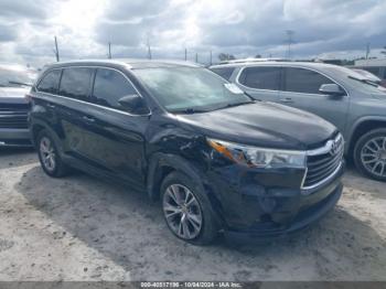  Salvage Toyota Highlander