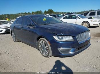  Salvage Lincoln MKZ