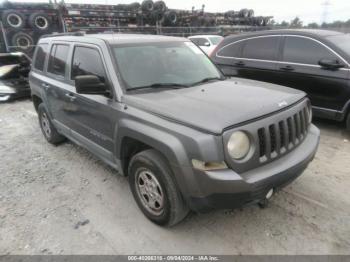  Salvage Jeep Patriot