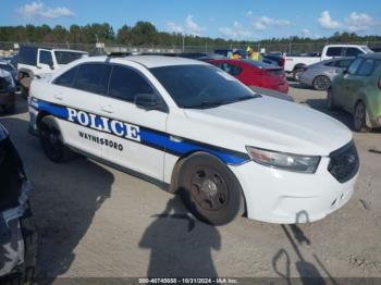  Salvage Ford Police Interceptor