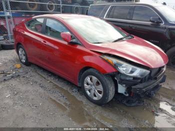  Salvage Hyundai ELANTRA