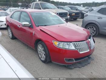  Salvage Lincoln MKZ