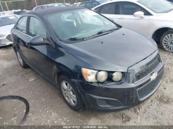  Salvage Chevrolet Sonic