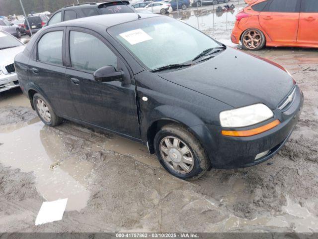  Salvage Chevrolet Aveo