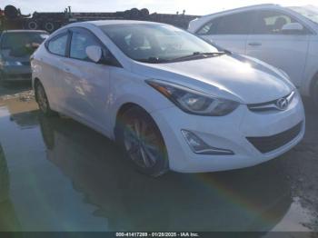  Salvage Hyundai ELANTRA