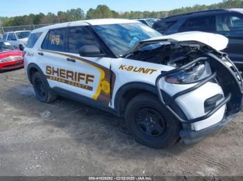 Salvage Ford Police Interceptor
