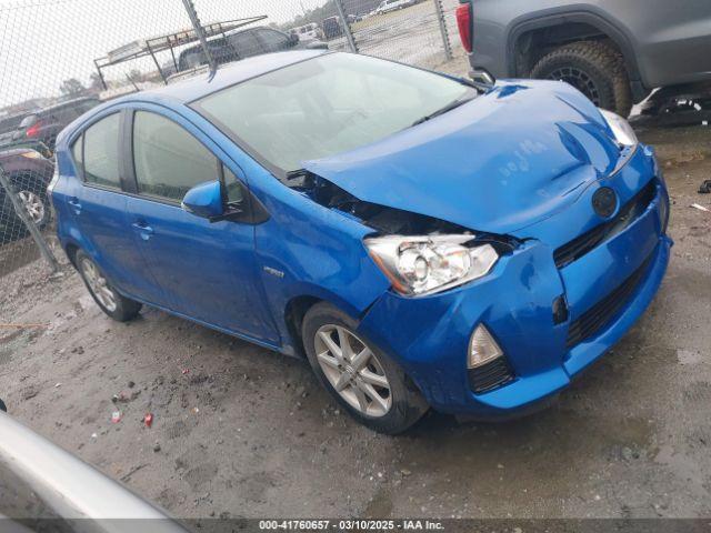  Salvage Toyota Prius c