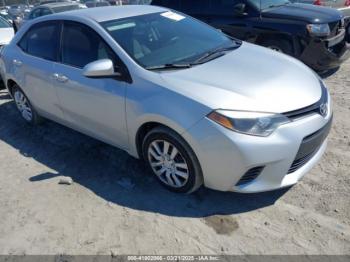  Salvage Toyota Corolla