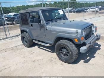  Salvage Jeep Wrangler