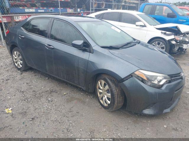  Salvage Toyota Corolla