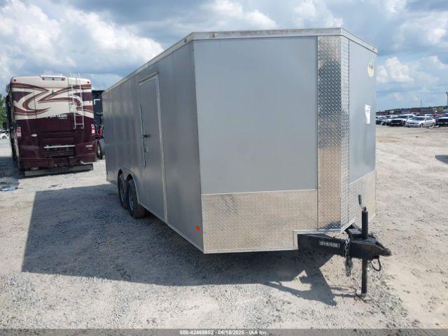  Salvage Covered Wagon 20  Enclosed Trailer