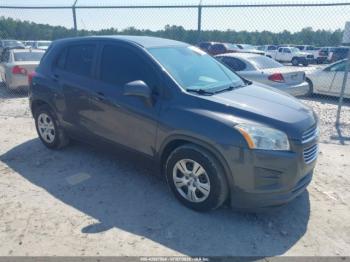  Salvage Chevrolet Trax