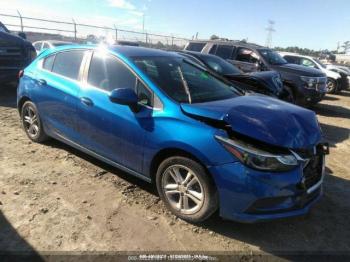  Salvage Chevrolet Cruze