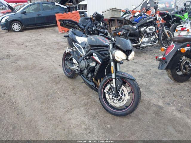  Salvage Triumph Motorcycle Street Triple