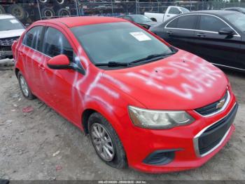  Salvage Chevrolet Sonic
