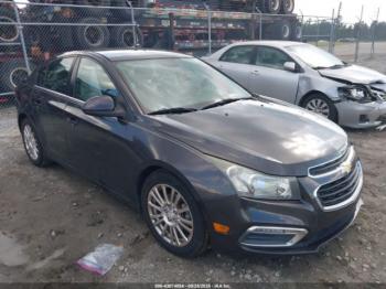  Salvage Chevrolet Cruze