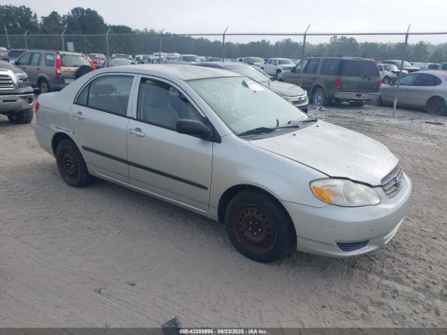  Salvage Toyota Corolla