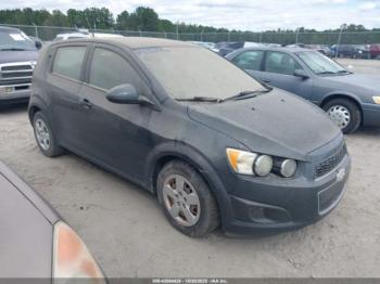  Salvage Chevrolet Sonic
