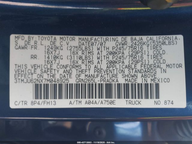 Toyota Tacoma Prerunner V6 Image 14