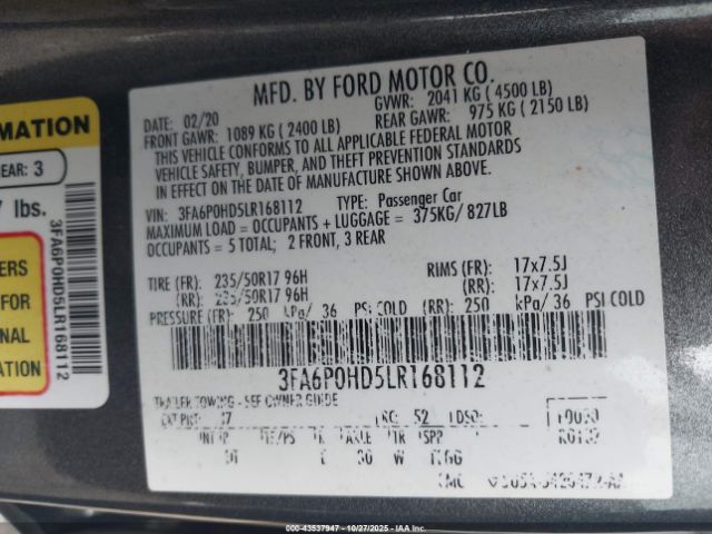 Ford Fusion Se Image 5