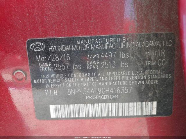 Hyundai SONATA Sport Image 9