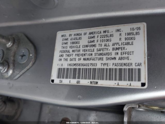 Honda Accord 2.4 Ex Image 5