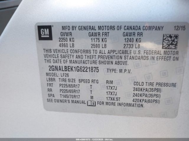 Chevrolet Equinox L Image 10