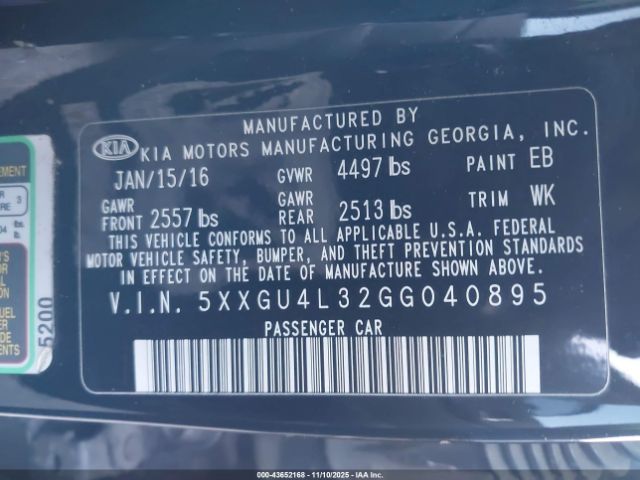 Kia Optima Ex Image 2