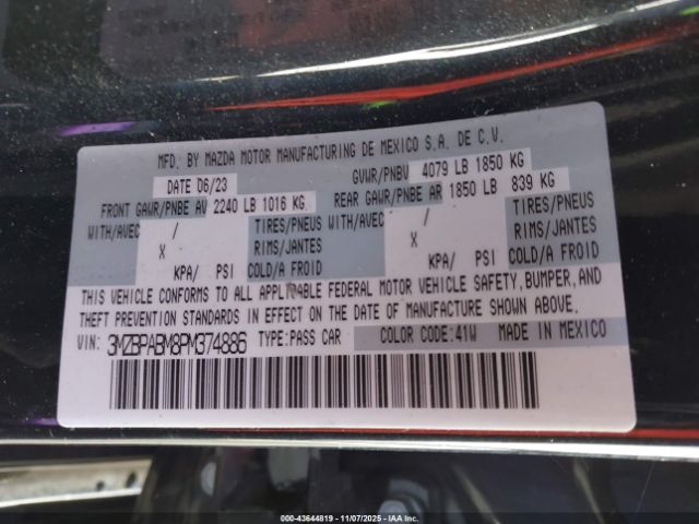 Mazda Mazda3 2.5 S Select Image 8