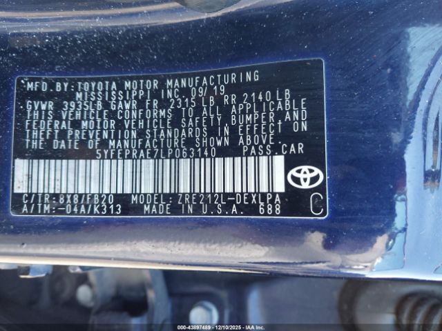 Toyota Corolla Le Image 4