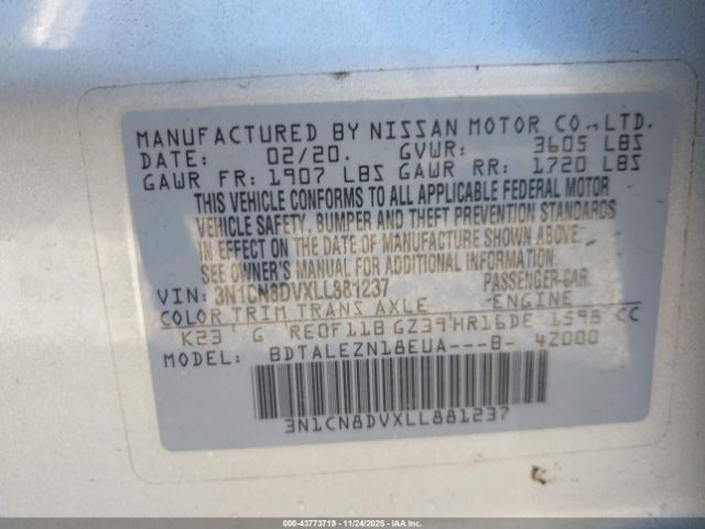 Nissan Versa S Xtronic Cvt Image 13