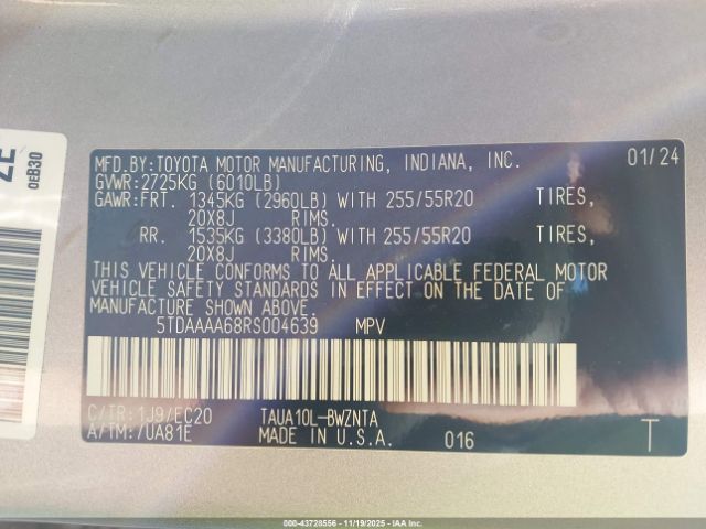 Lexus Tx 350 Image 8