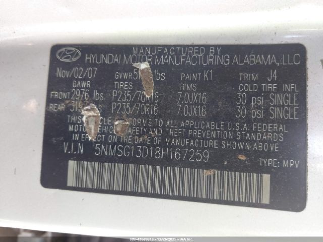 Hyundai SANTA FE Gls Image 9